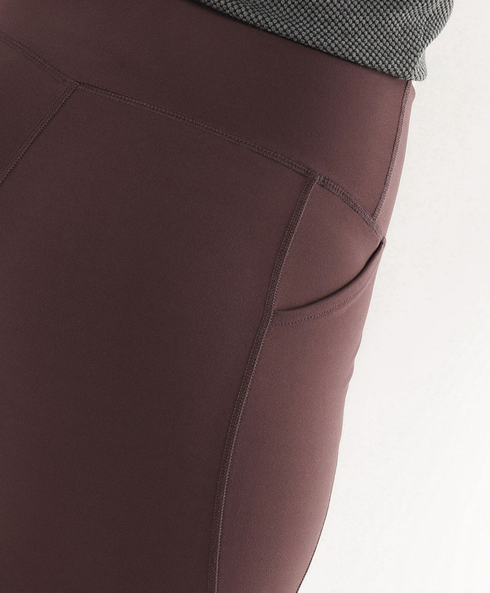 Leggins mujer bolsillo rojo oscuro Leggins mujer bolsillo rojo oscuro