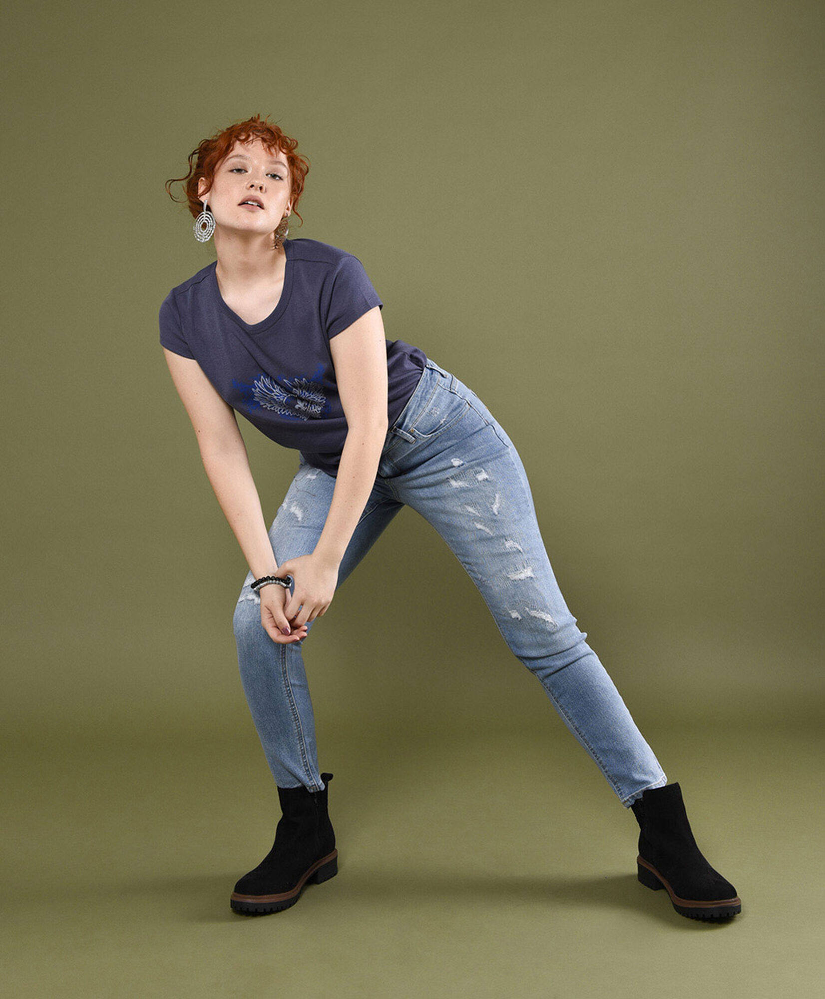 Jeans mujer destroy skinny fit Jeans mujer destroy skinny fit