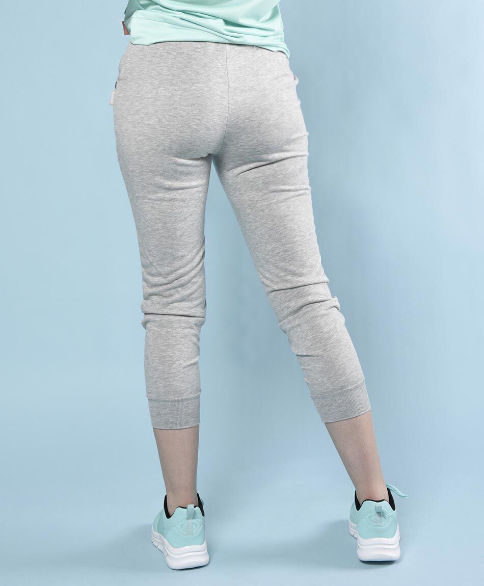 Pantal&oacute;n de buzo tiro alto skinny fit