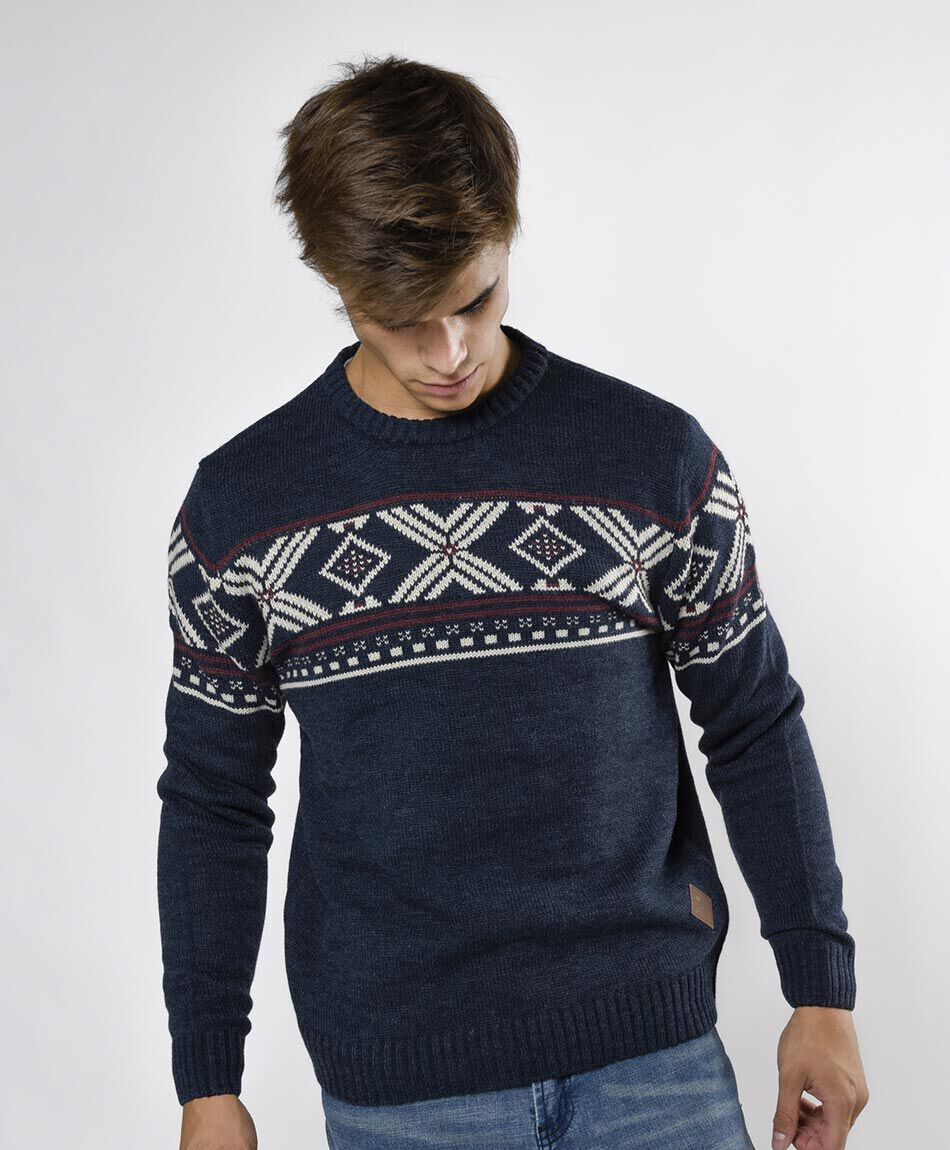Sweater hombre rombos