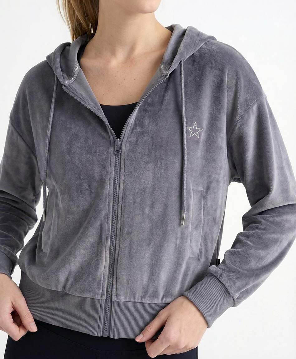Poler&oacute;n deportivo mujer hoodie lila