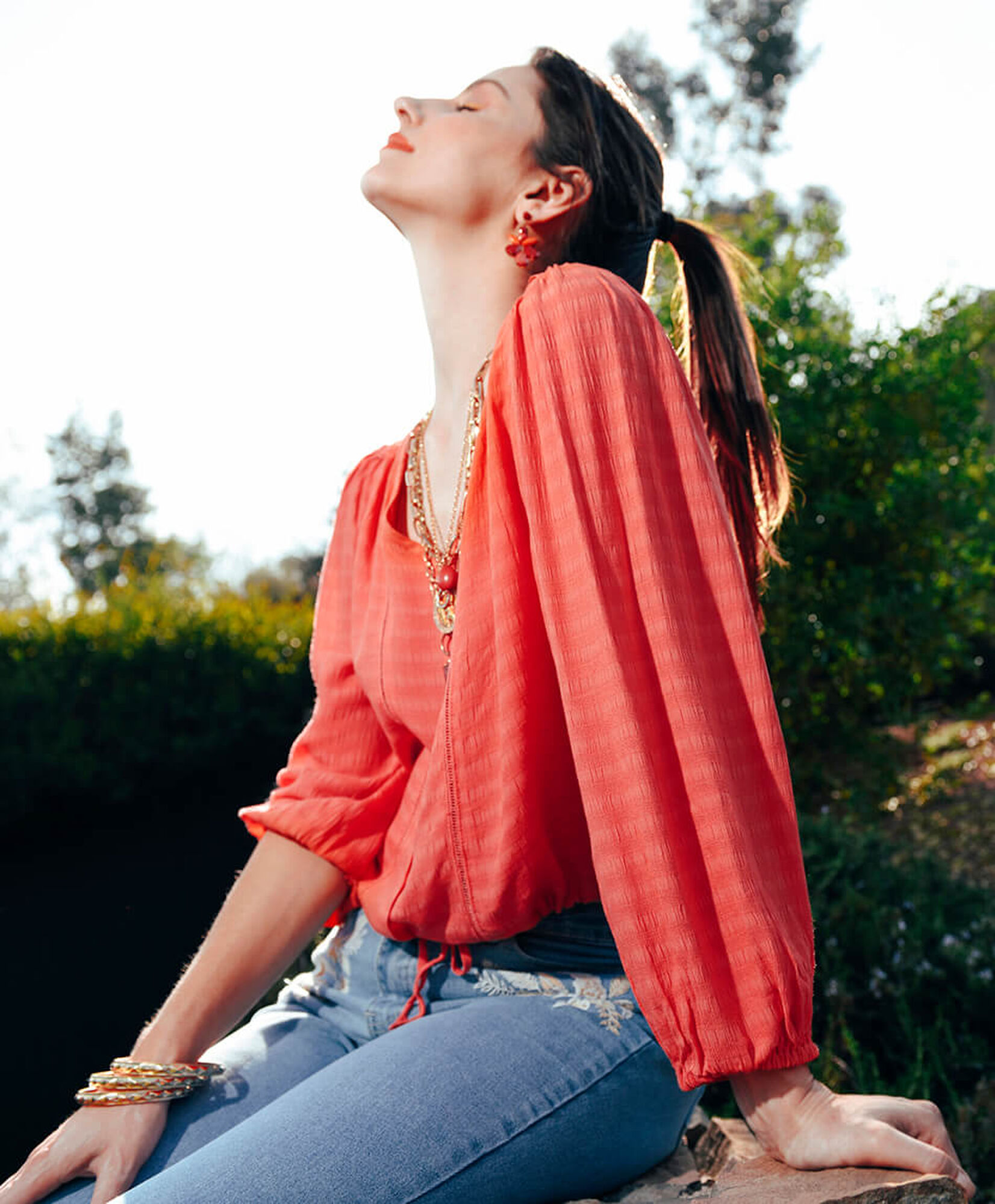 Blusa manga 3/4 Blusa manga 3/4