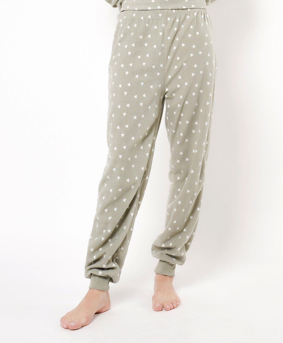 Pijama mujer micro polar tri&aacute;ngulos
