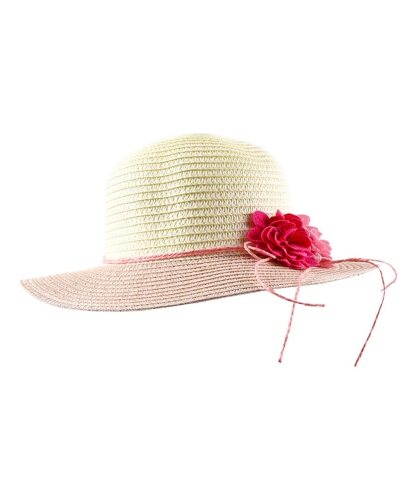 Sombrero flores copa redonda Sombrero flores copa redonda