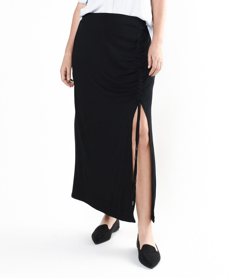 Falda mujer midi abierta