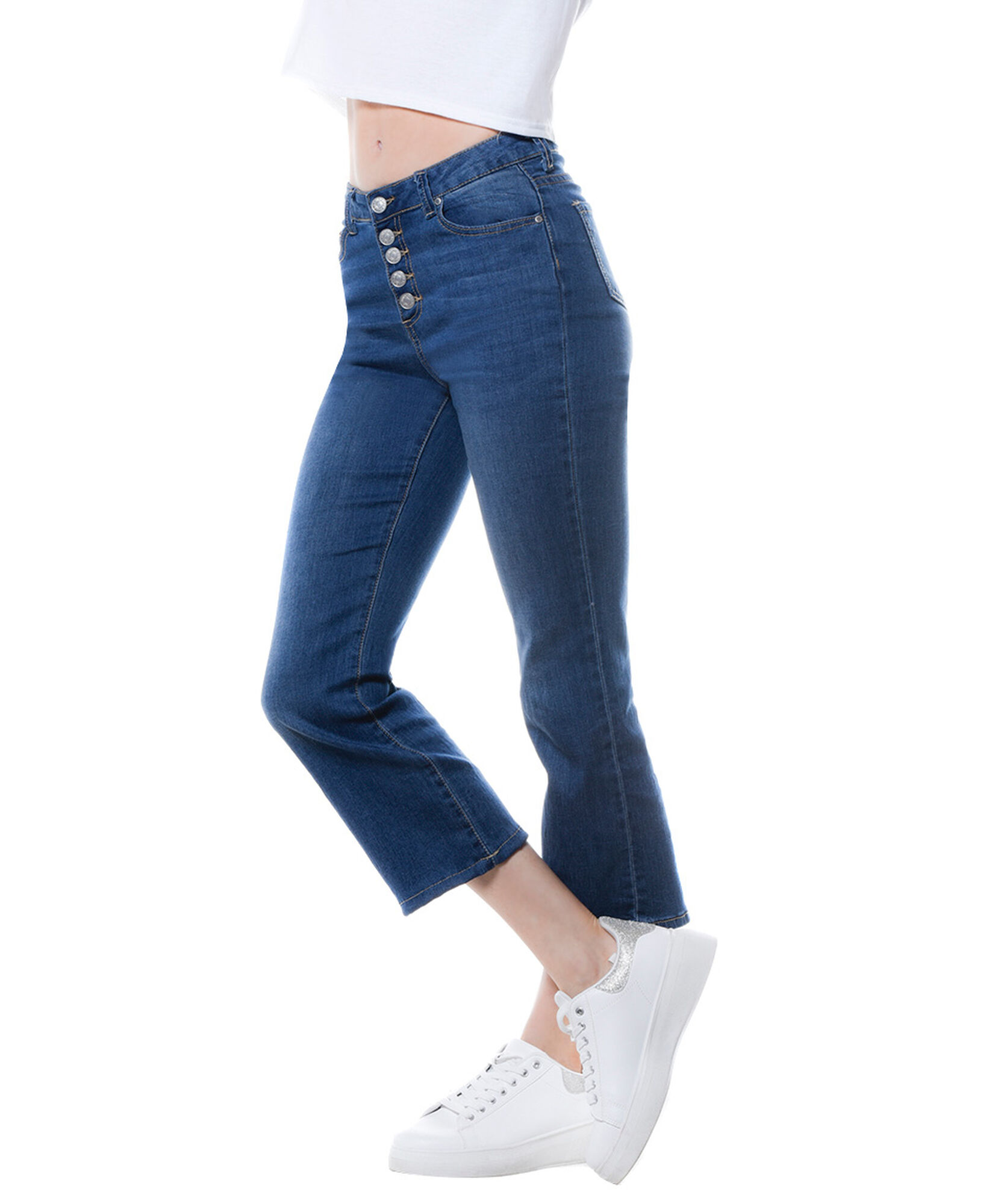 Jeans ancho tiro alto Jeans ancho tiro alto