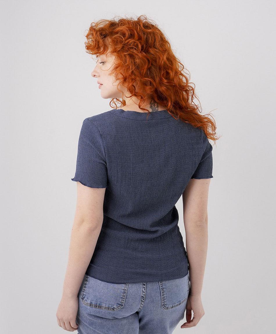 Polera mujer textura vichi