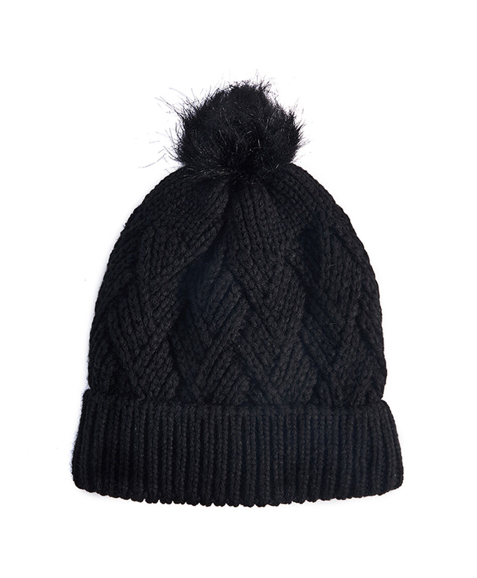 Gorro mujer dise&ntilde;o trenzado