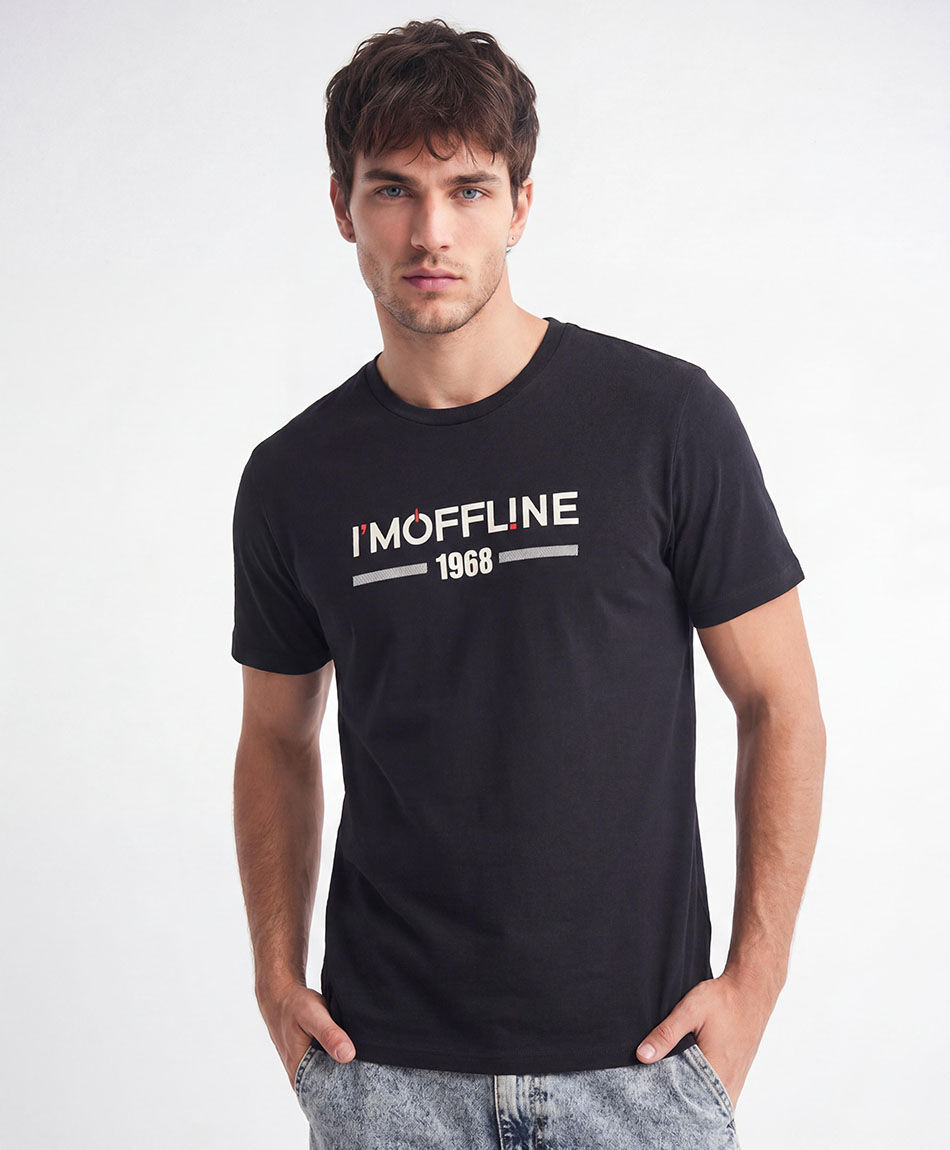 Polera hombre estampado offline