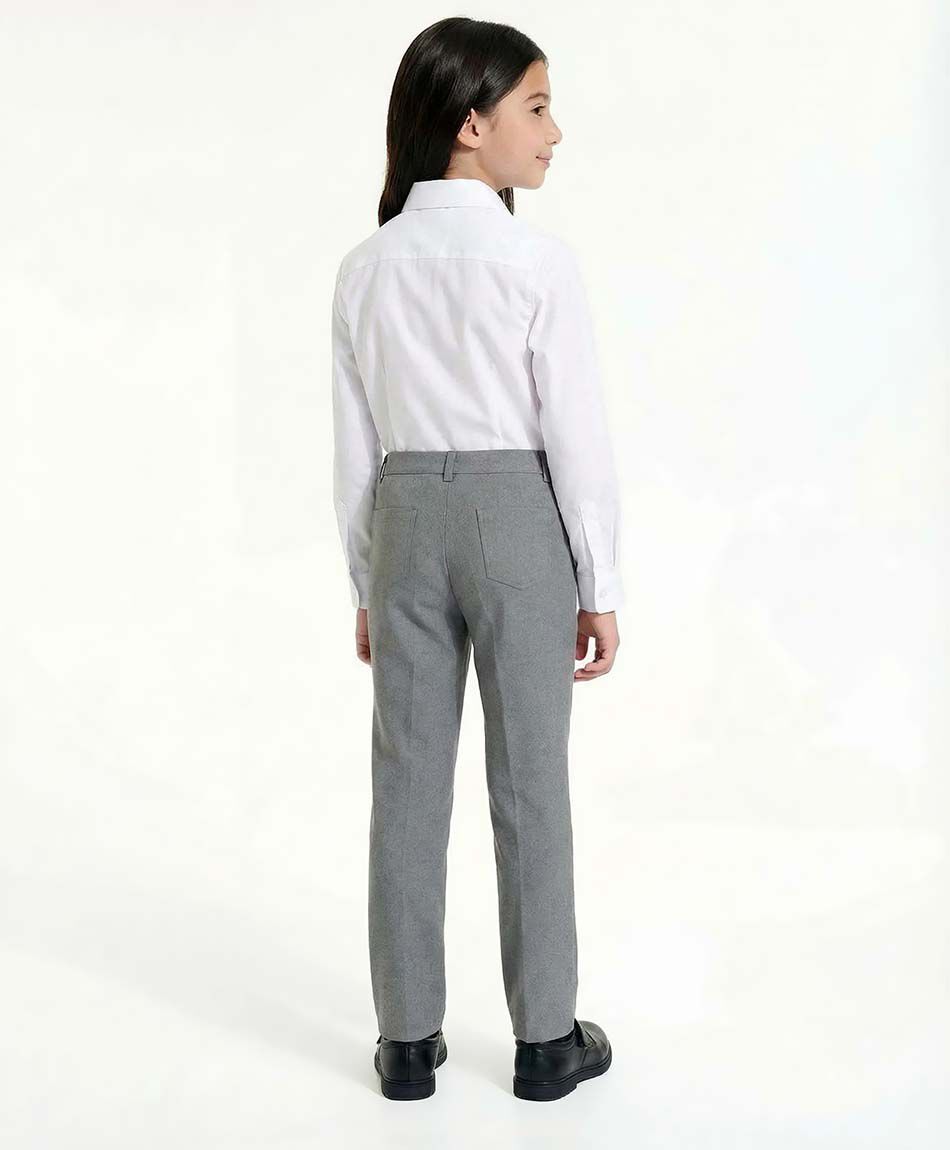 Pantal&oacute;n escolar gris mujer