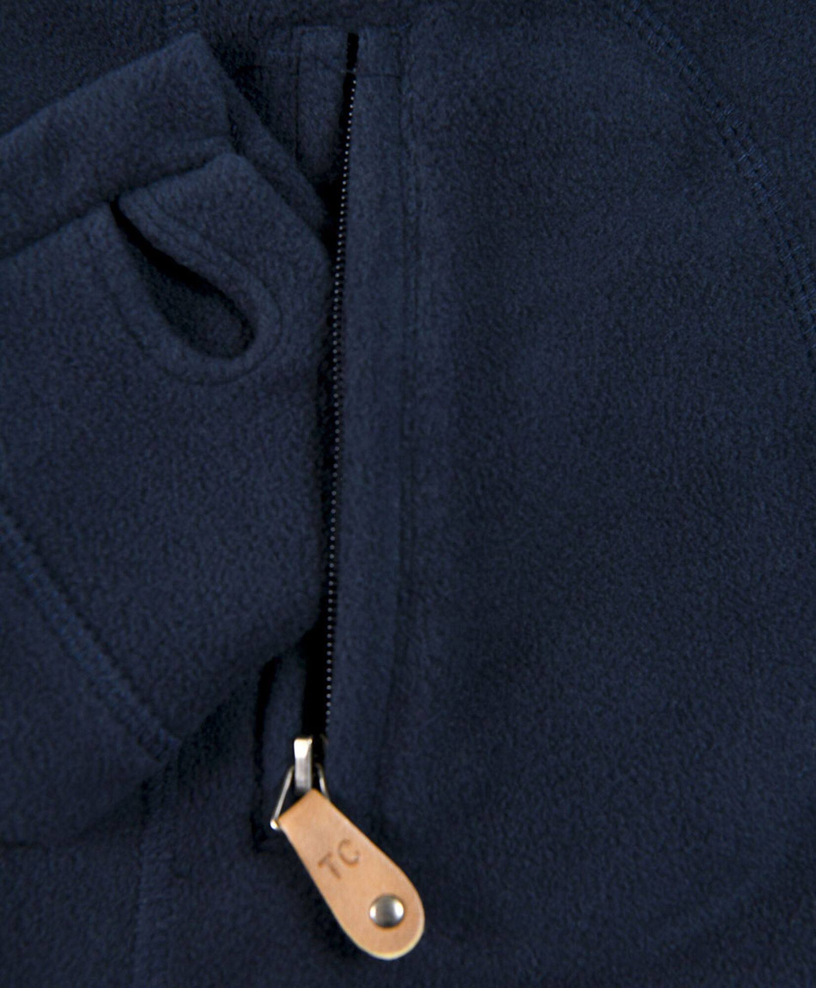 Polerón escolar polar azul oscuro Polerón escolar polar azul oscuro