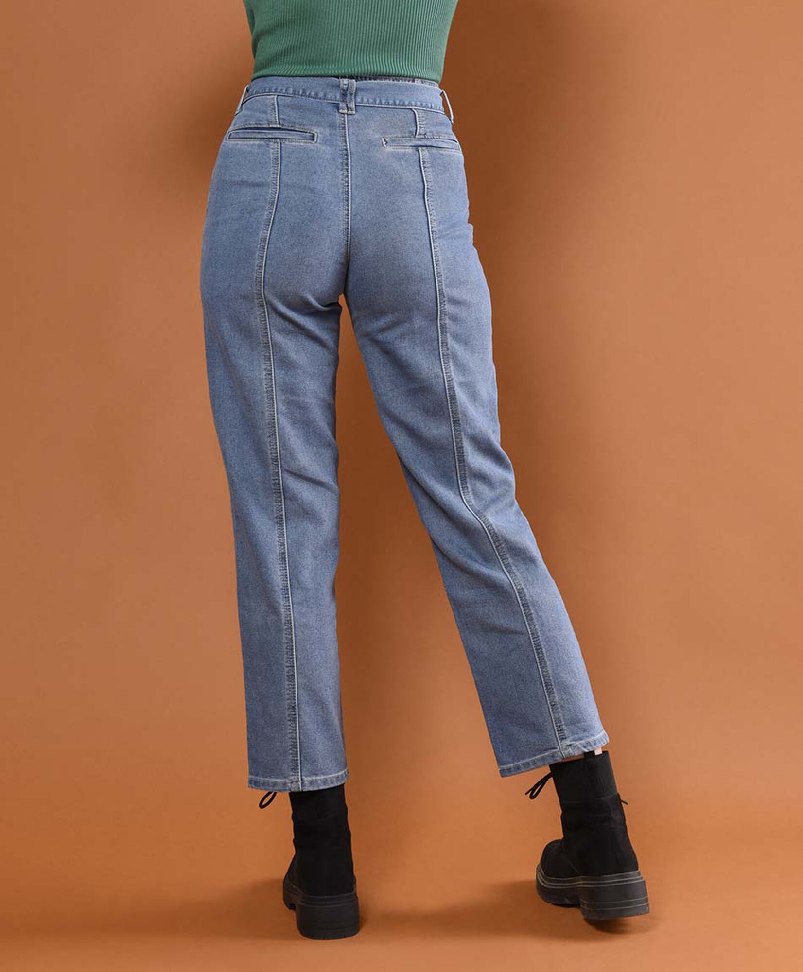 Jeans mujer moms cinturón Jeans mujer moms cinturón