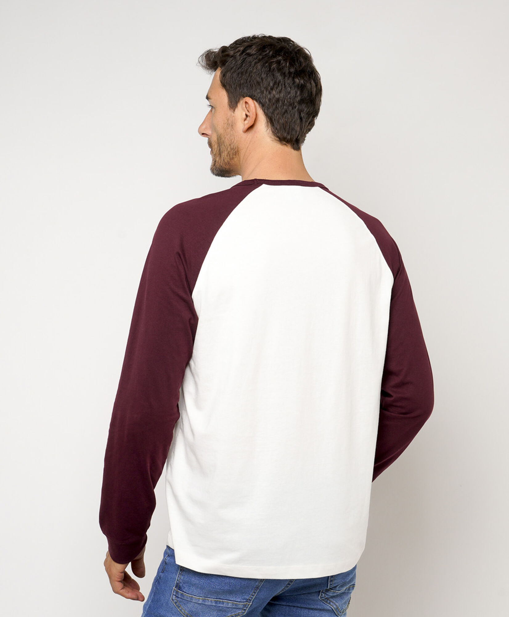 Polera hombre bicolor Polera hombre bicolor