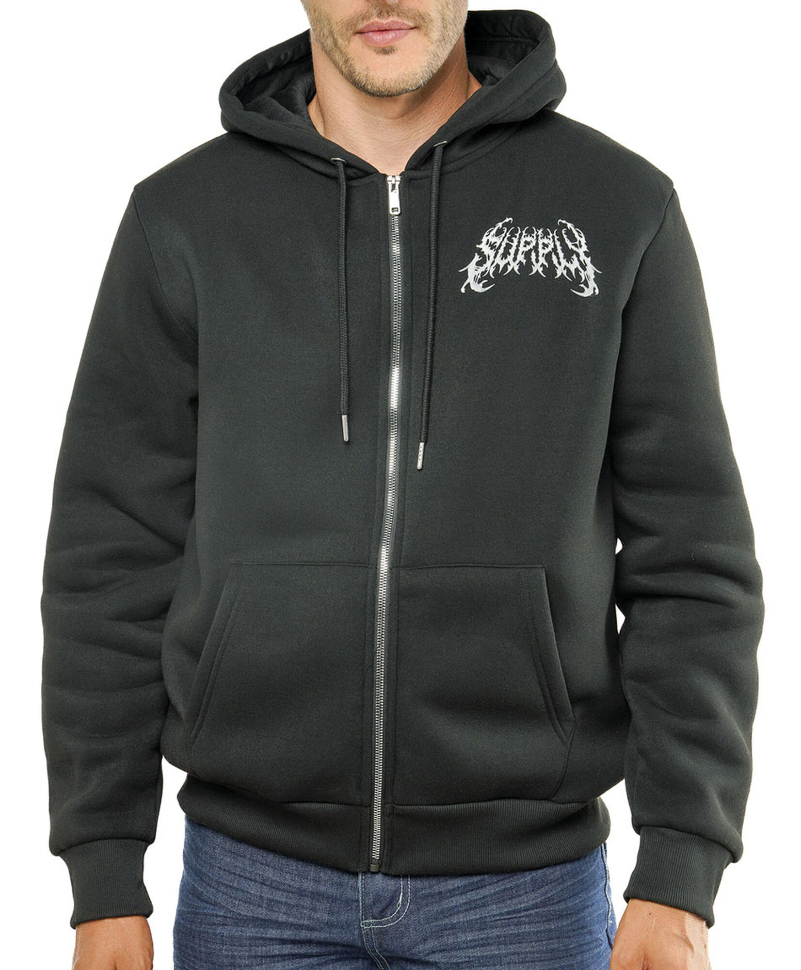 Polerón hombre doble estampado Polerón hombre doble estampado