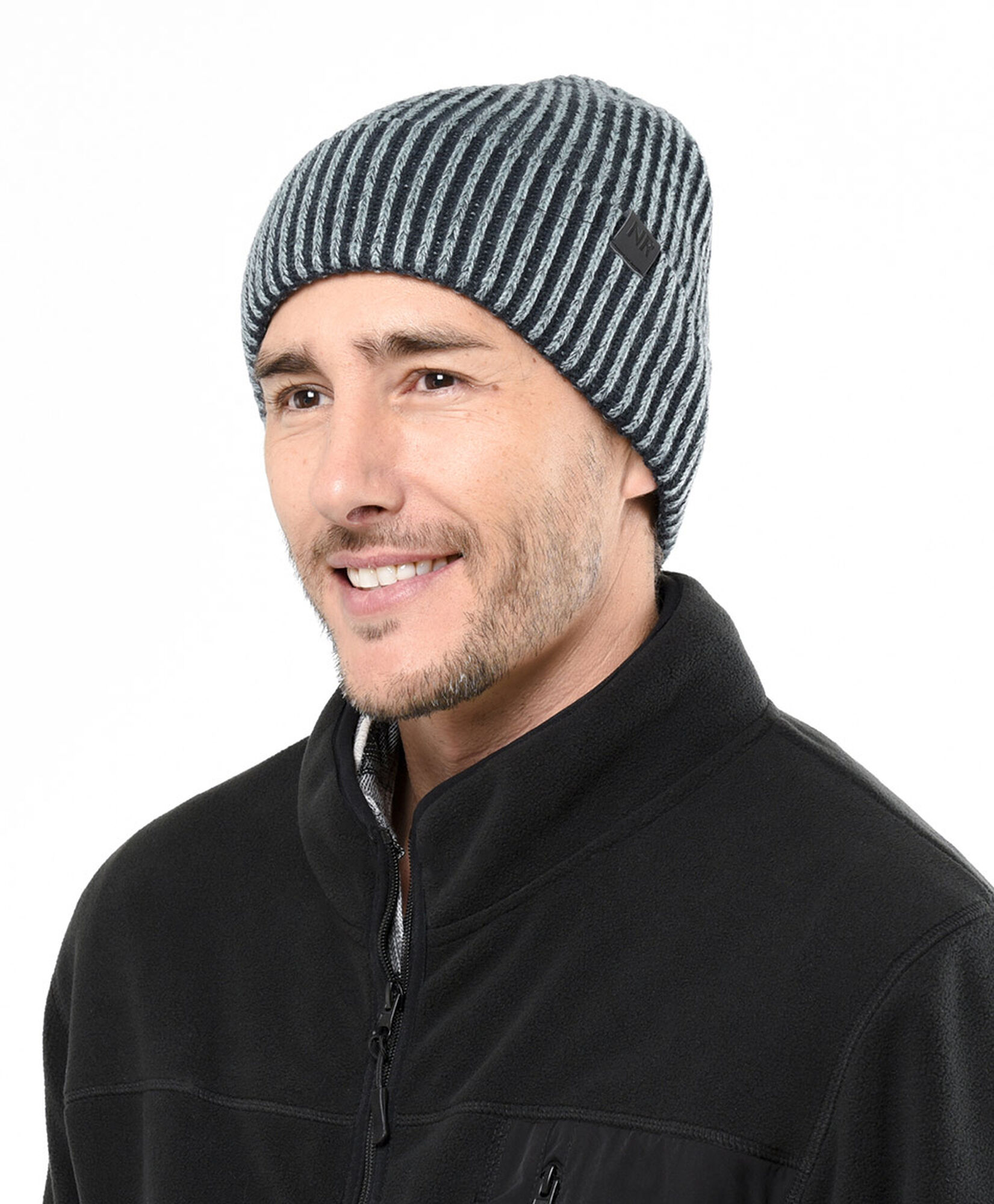 Gorro hombre líneas azul Gorro hombre líneas azul