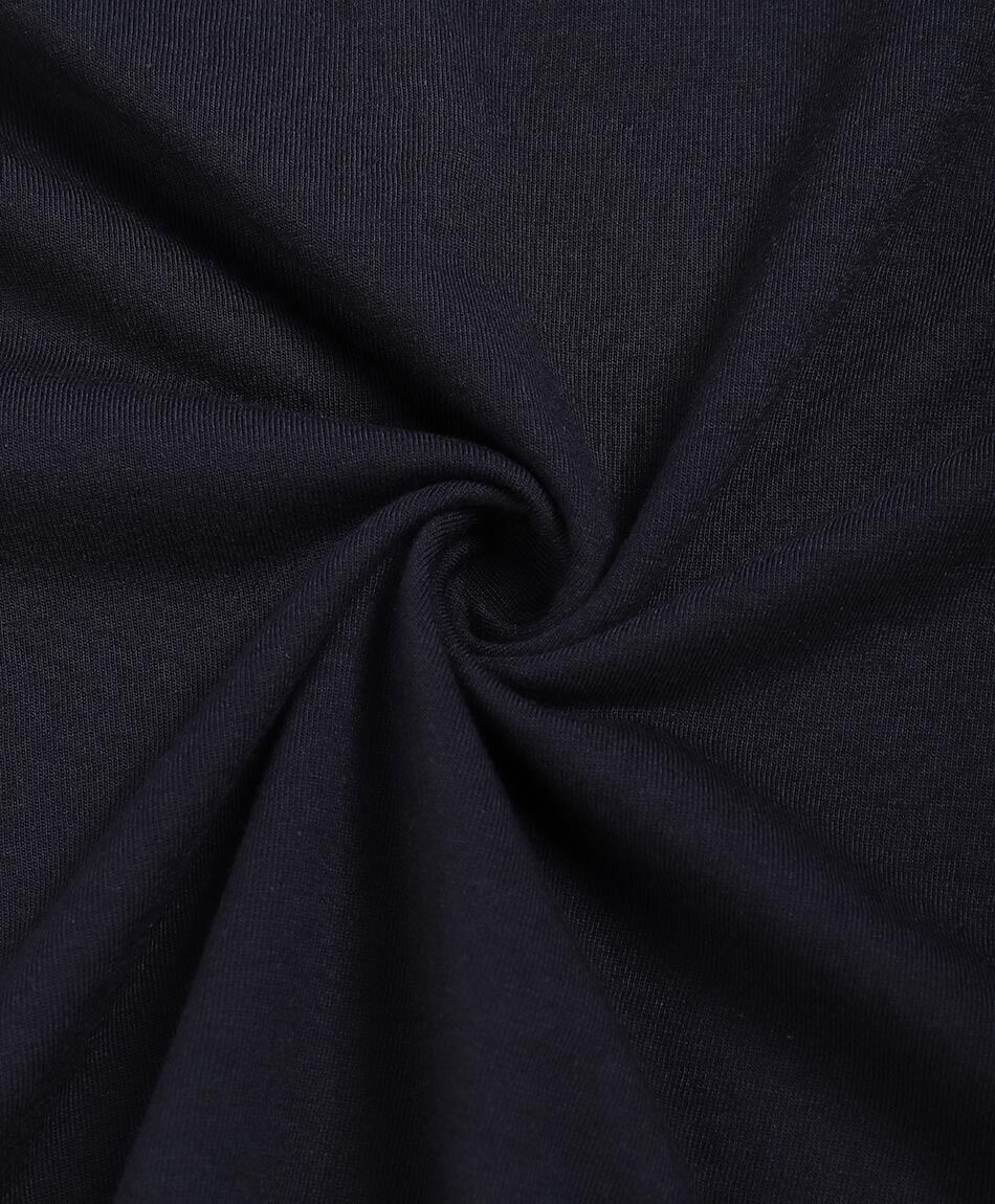 Polera hombre manga larga cuello polo navy