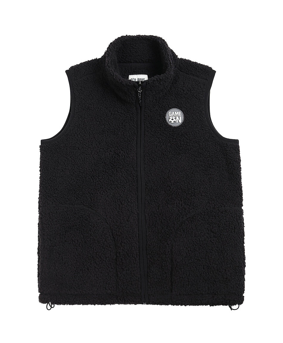 Poler&oacute;n ni&ntilde;o sin mangas estilo vest