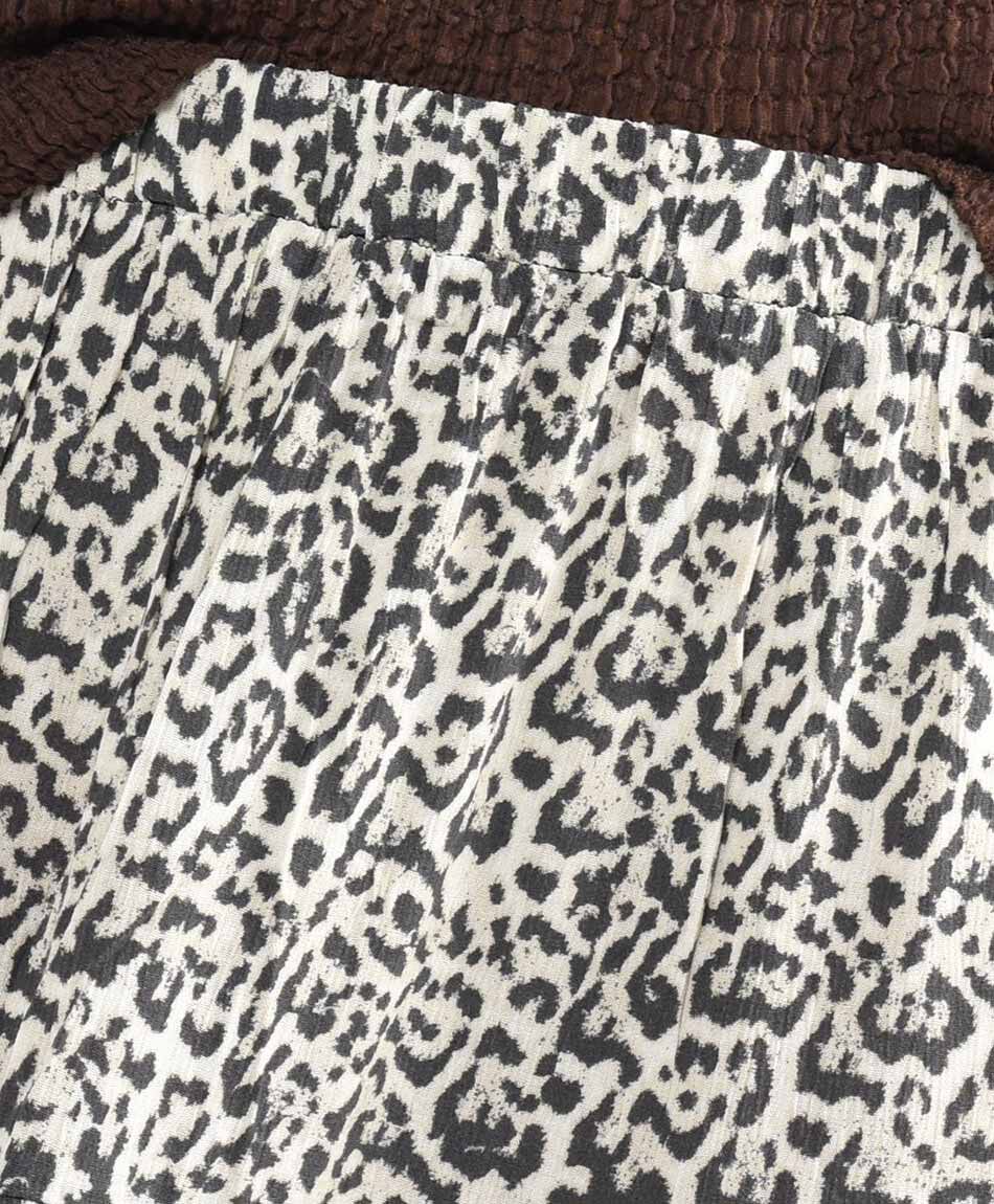 Falda mujer larga animal print