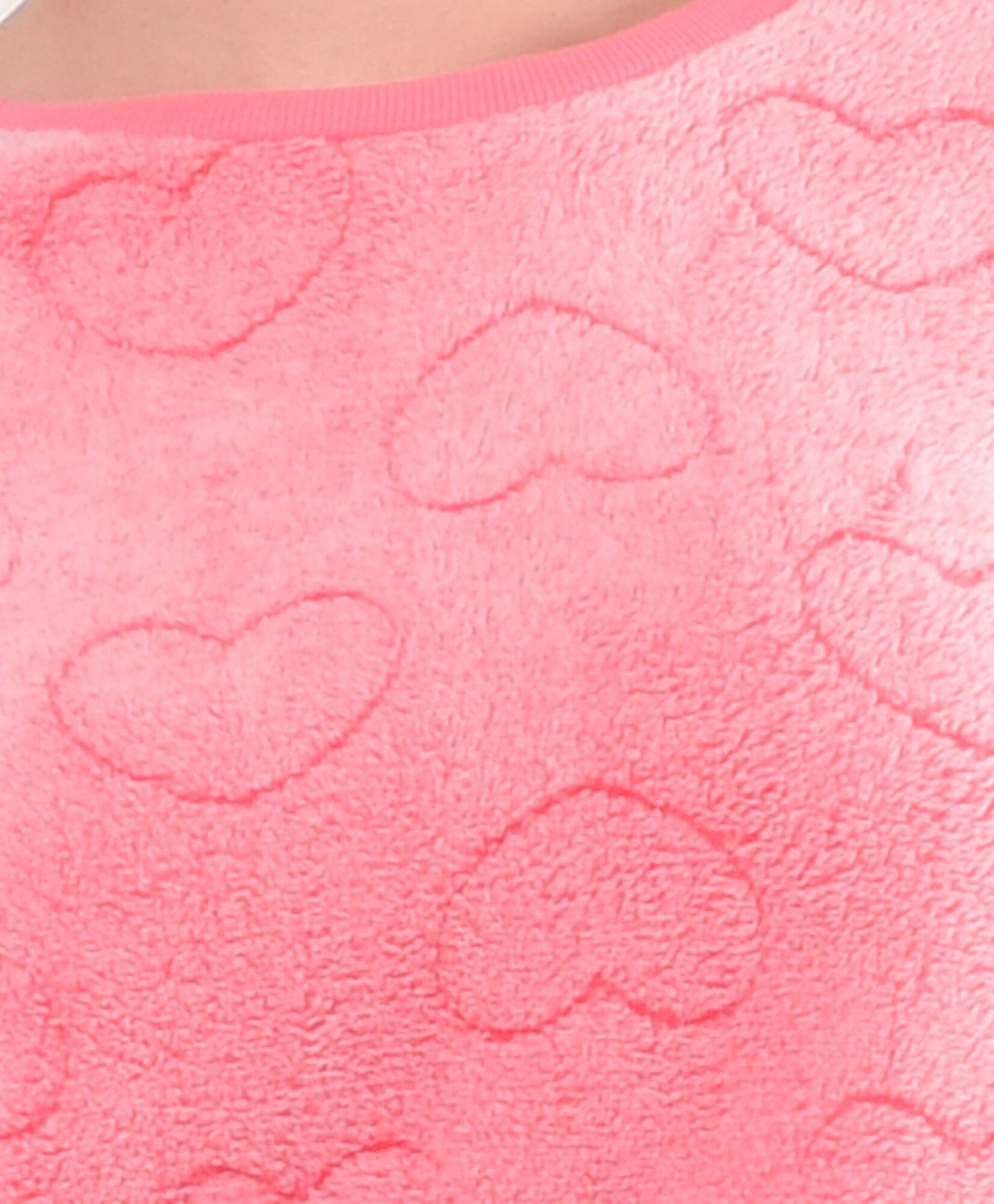 Pijama mujer coral corazones Pijama mujer coral corazones