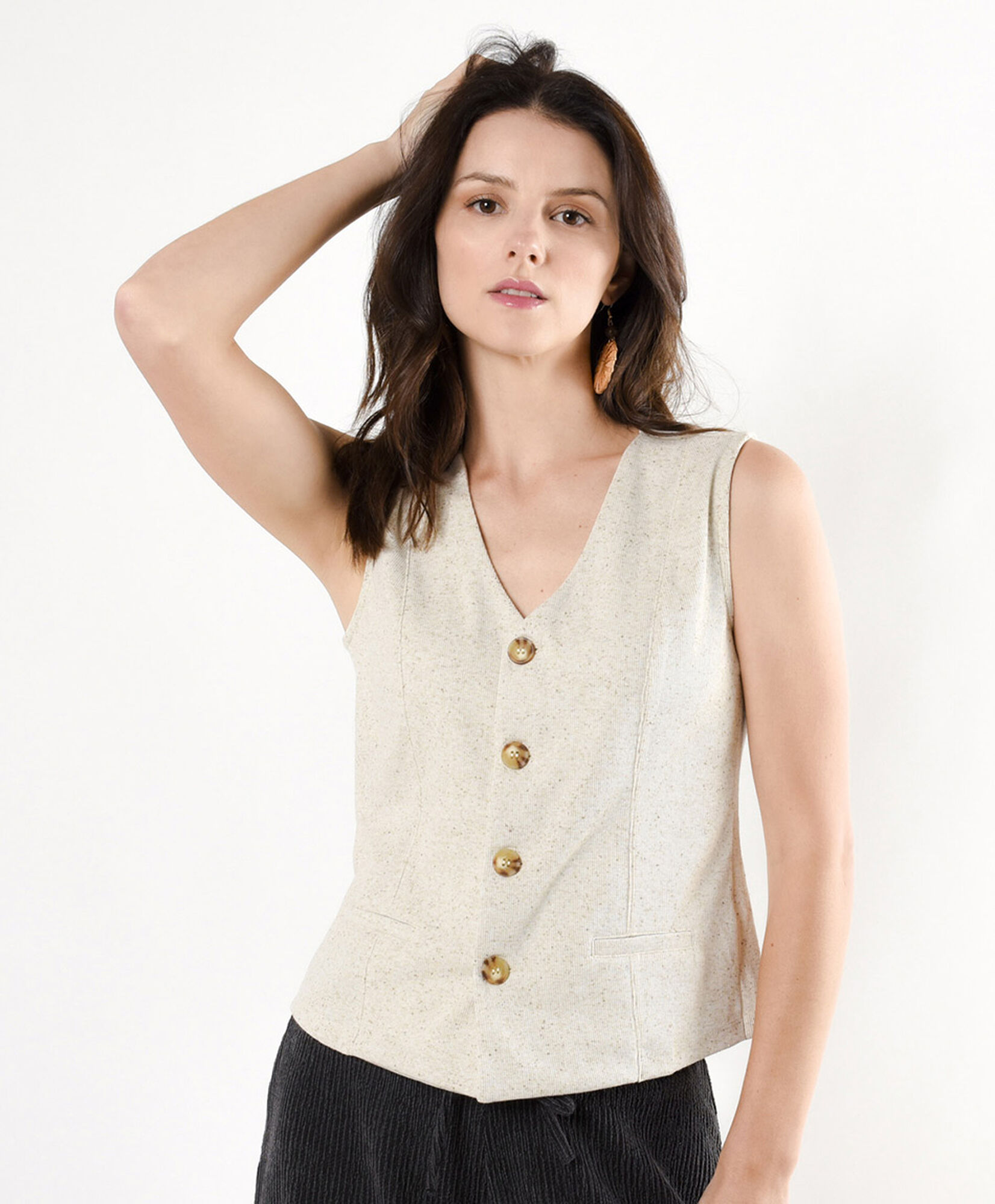 Vest mujer canalé Vest mujer canalé