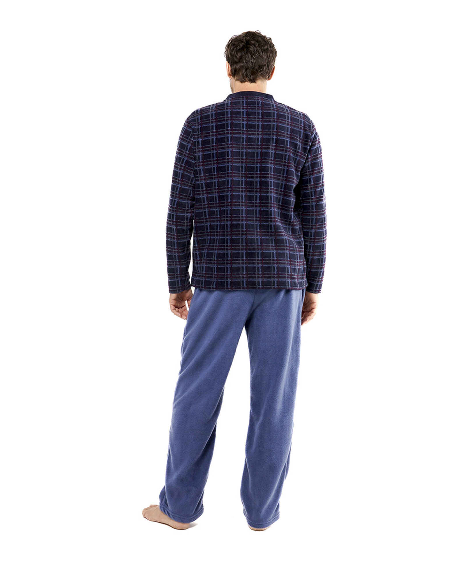 Pijama hombre polar cuadros Pijama hombre polar cuadros