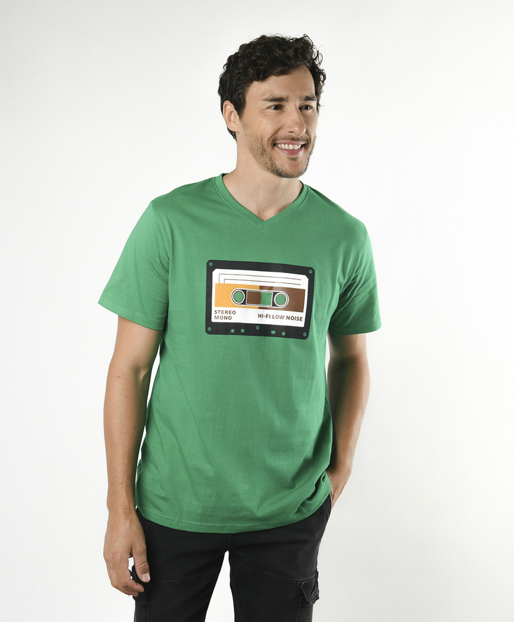 Polera hombre cassette Polera hombre cassette