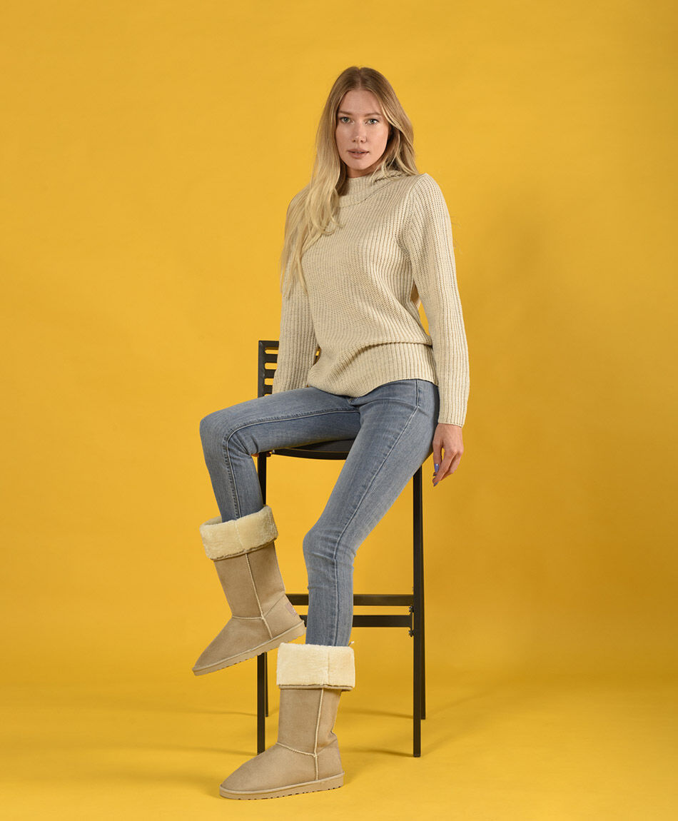 Bota piel