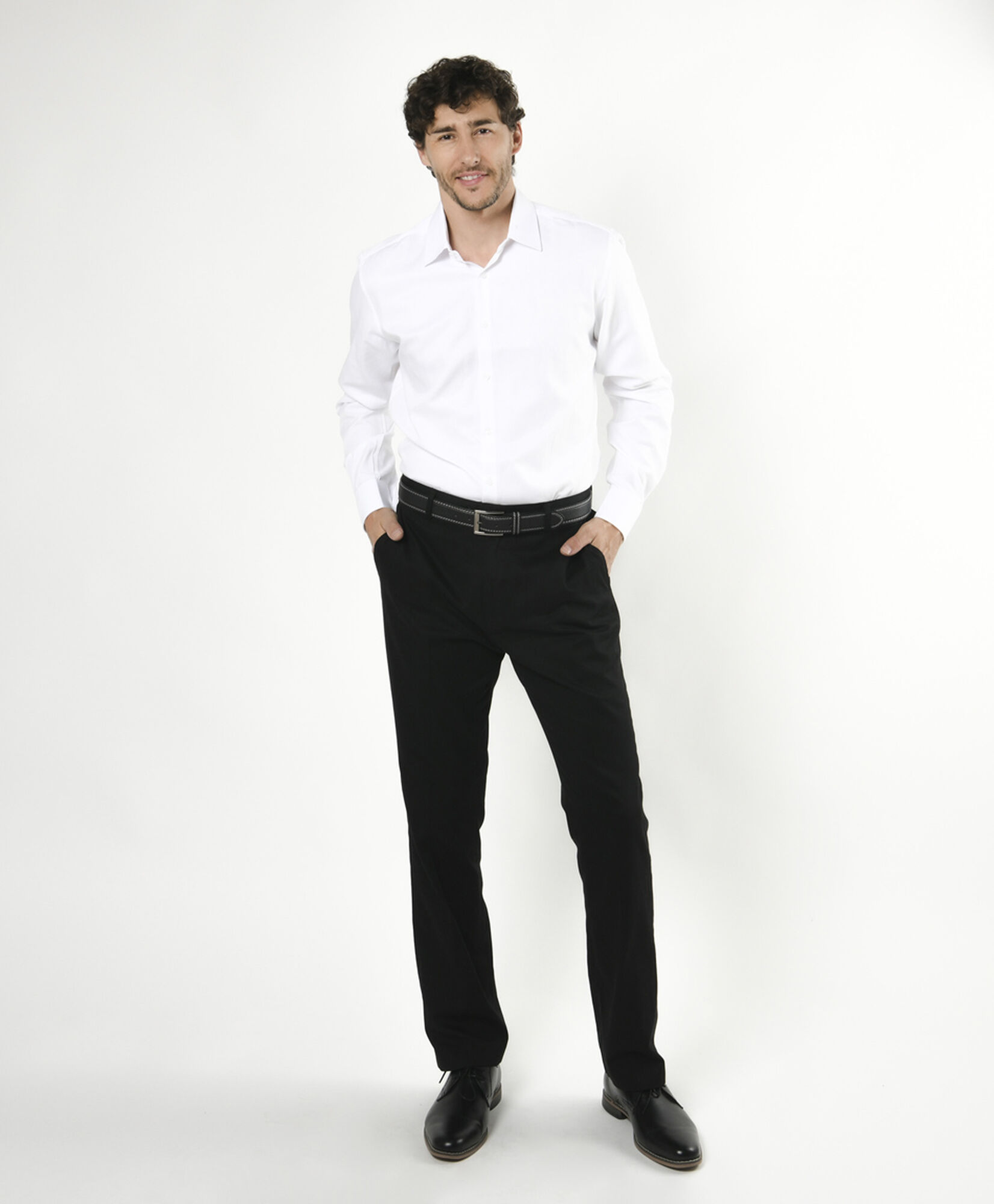 Camisa hombre lisa blanca Camisa hombre lisa blanca