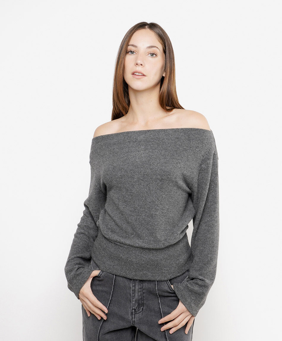 Polera mujer sin hombros
