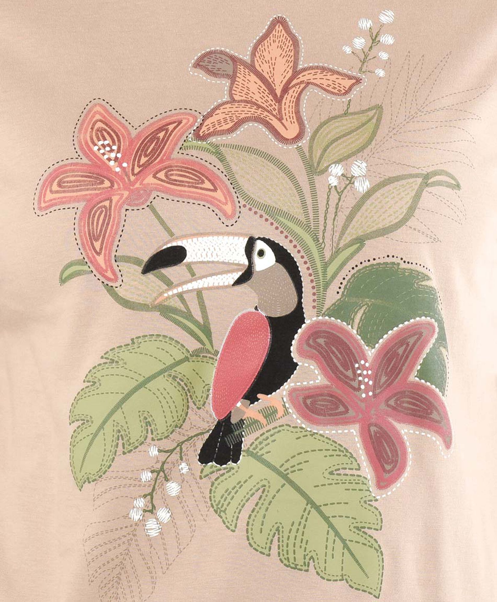 Polera mujer tropical tucán Polera mujer tropical tucán