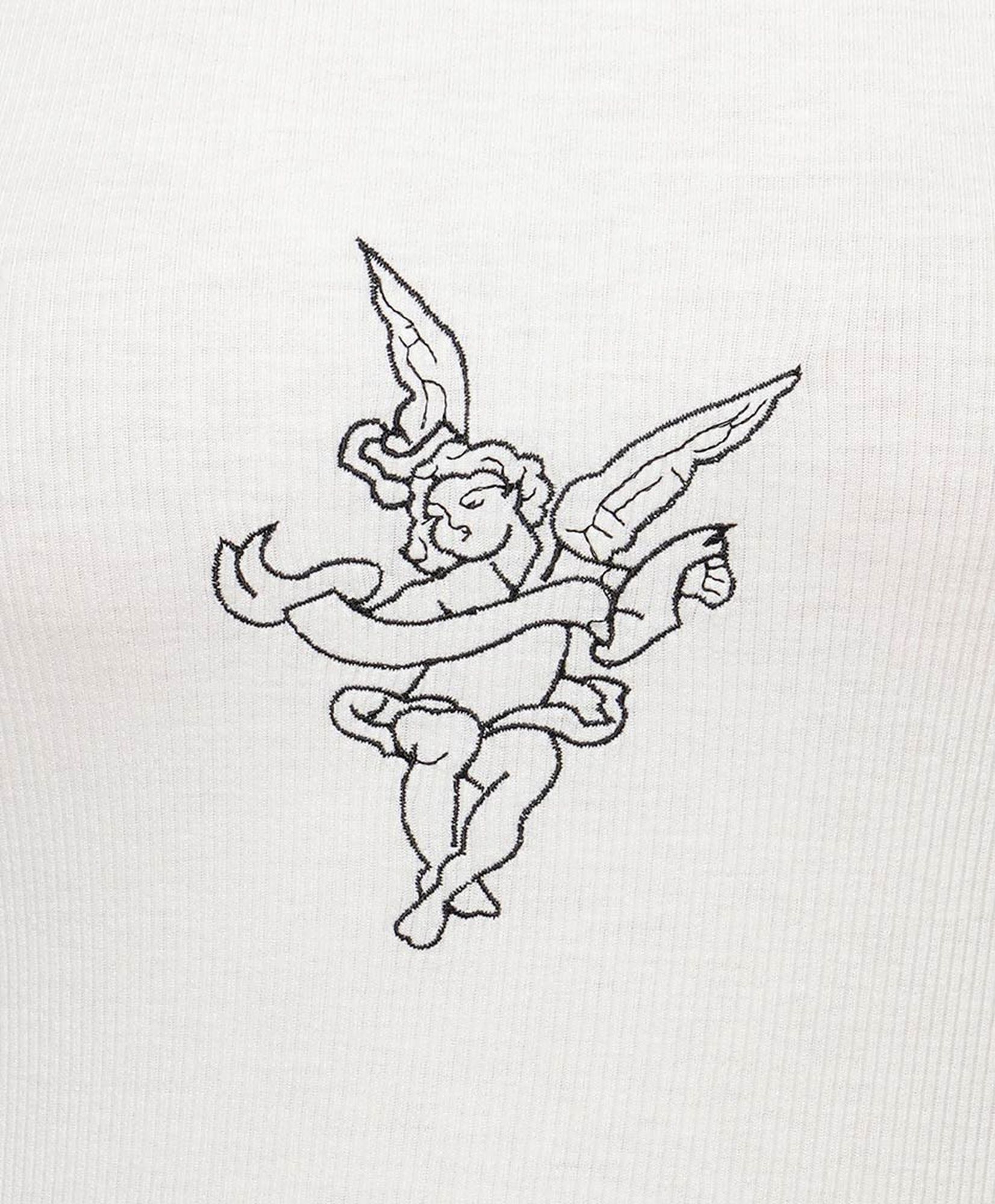 Polera mujer ángel bordado Polera mujer ángel bordado