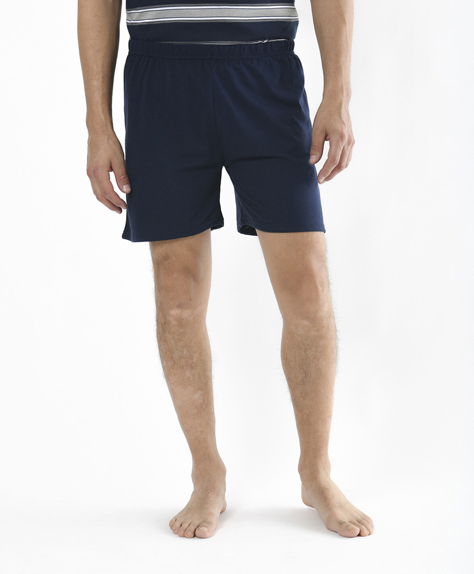 Pijama hombre rayas y bolsillo 2 piezas Pijama hombre rayas y bolsillo 2 piezas