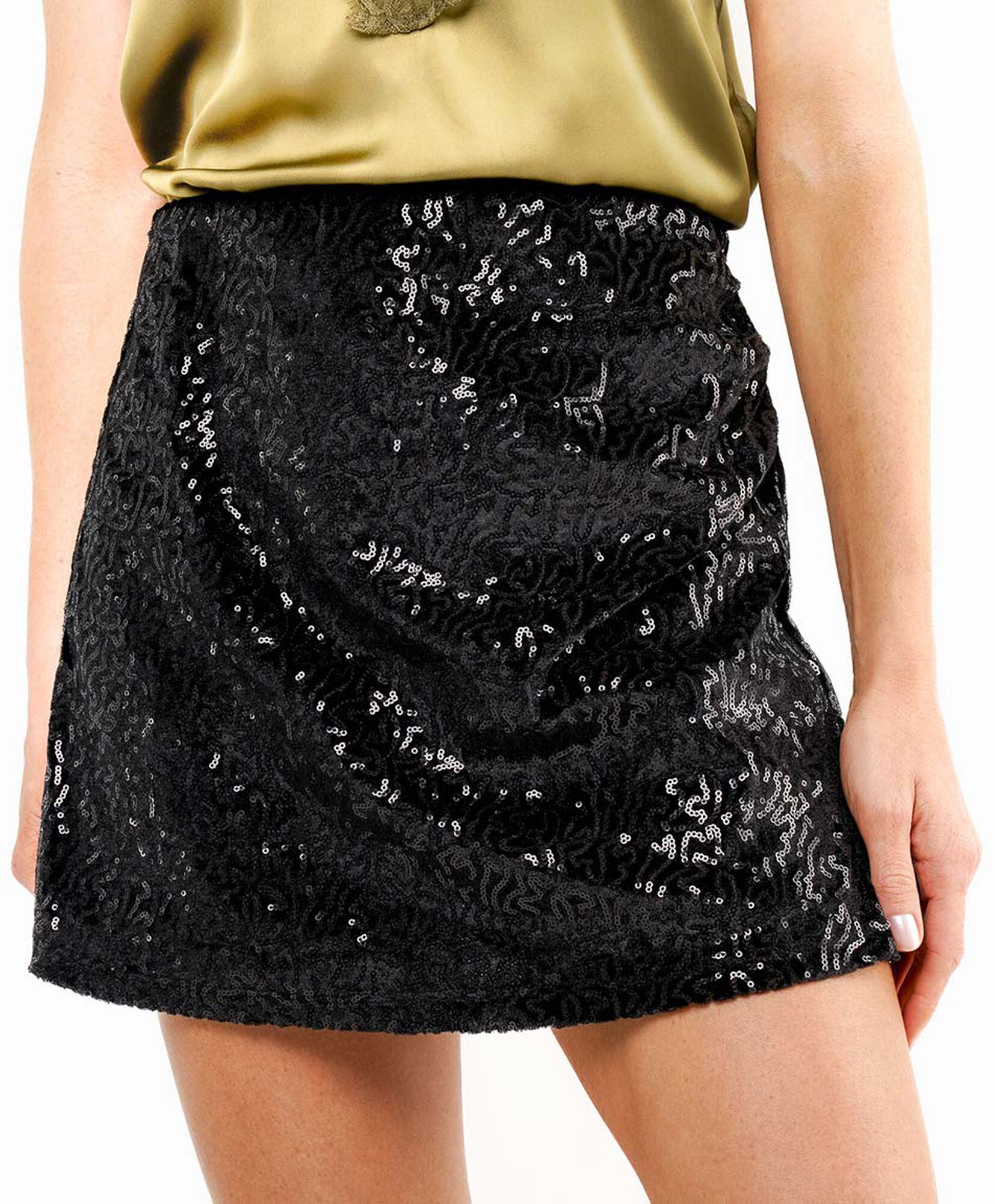 Falda mujer short blakc party Falda mujer short blakc party