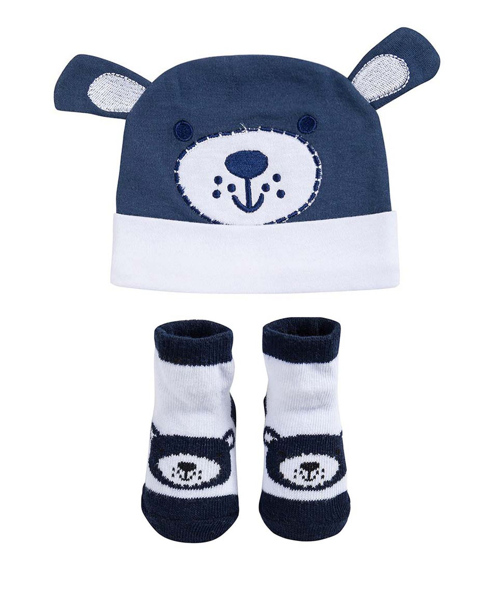 Set gorro + calcetines bebé osito Set gorro + calcetines bebé osito