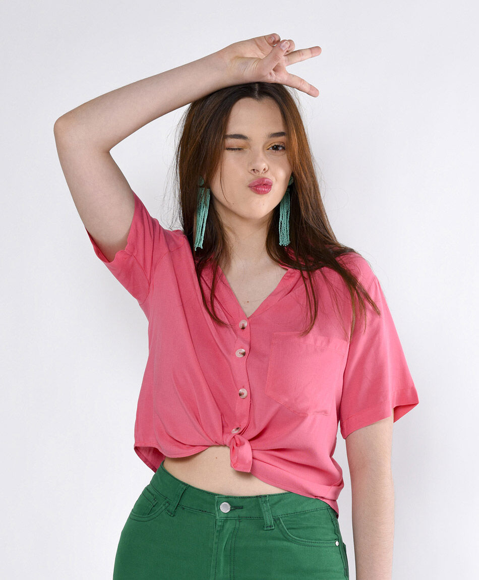 Blusa manga corta