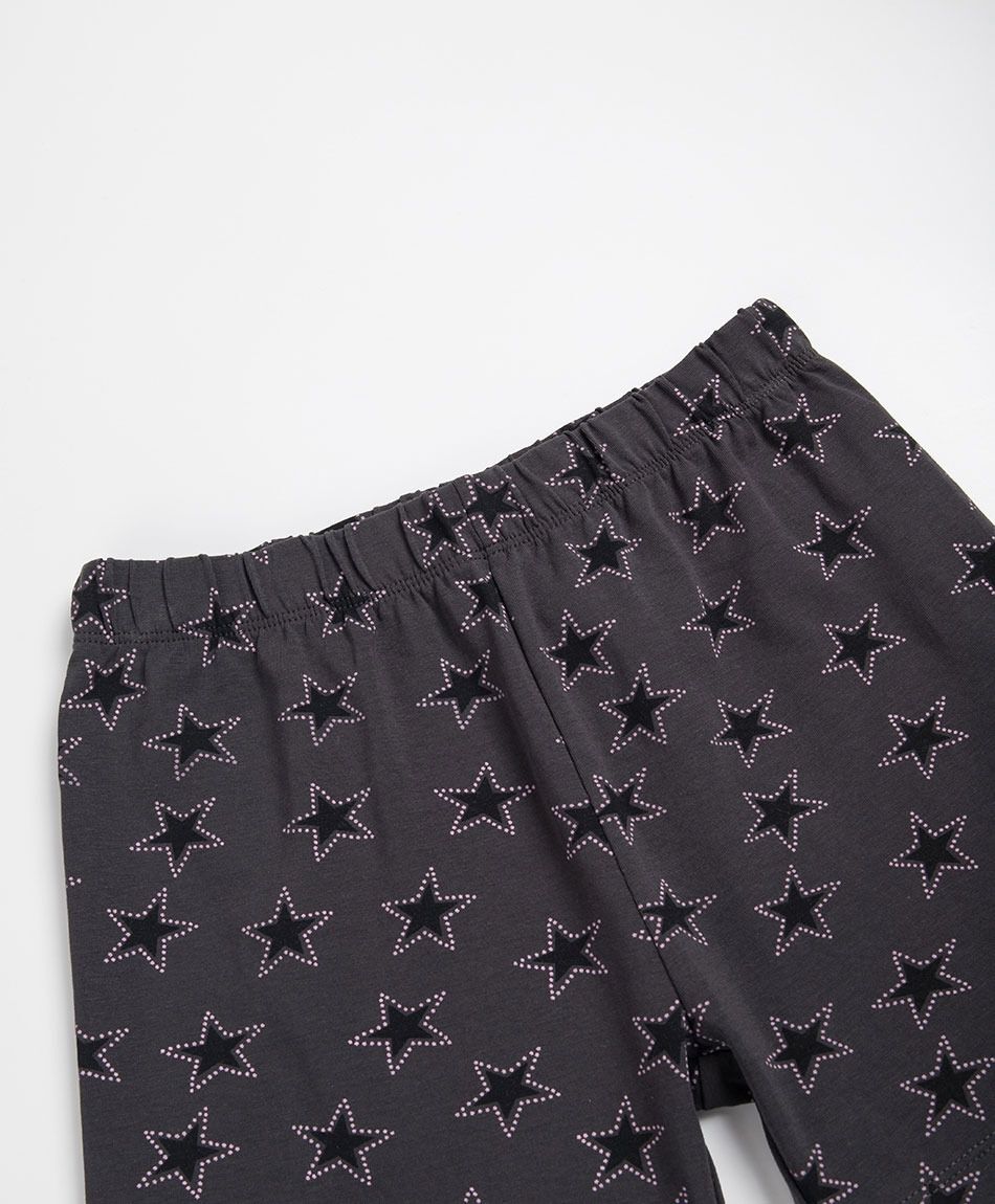Short ni&ntilde;a biker estrellas