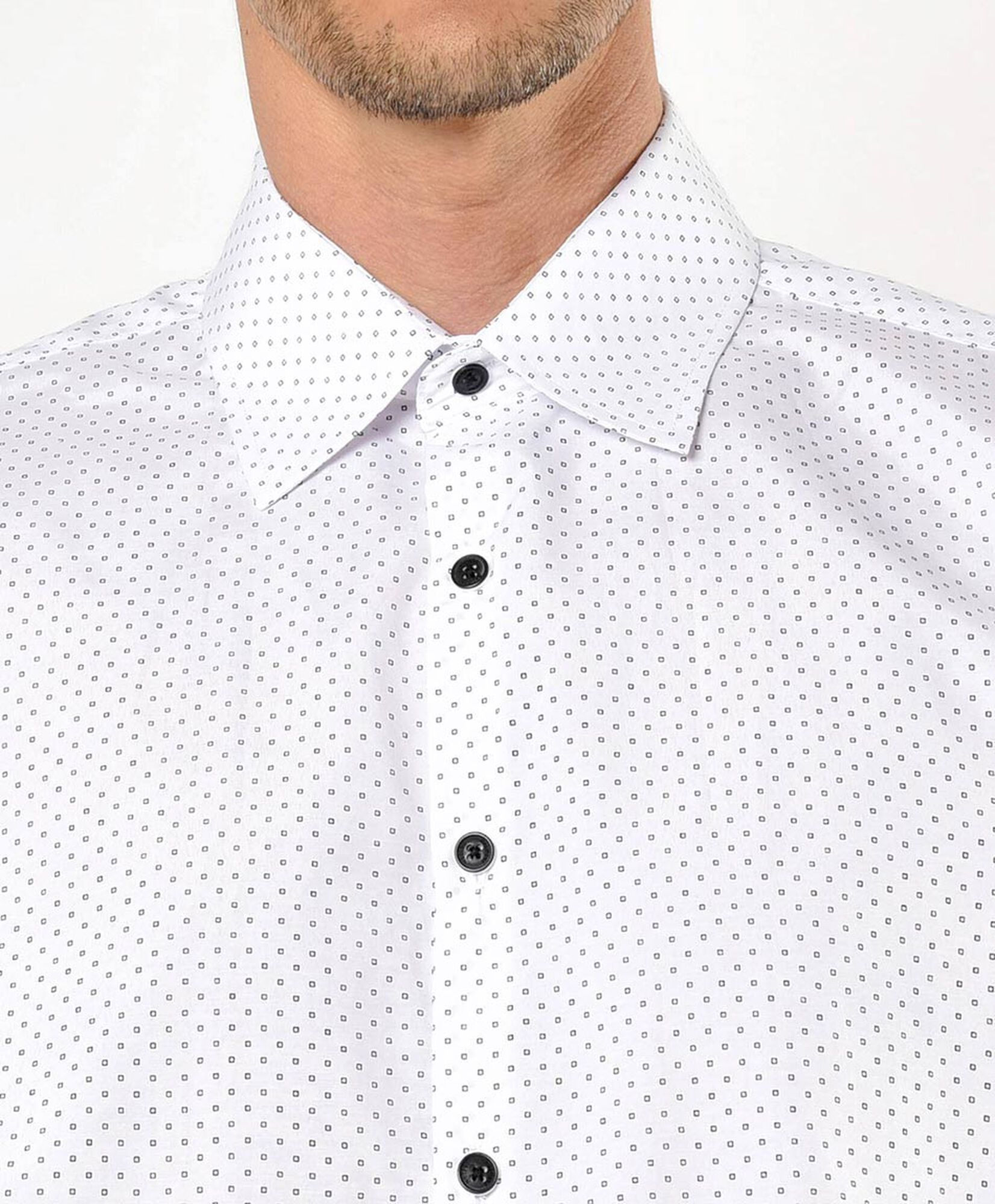 Camisa hombre puntos blanca Camisa hombre puntos blanca