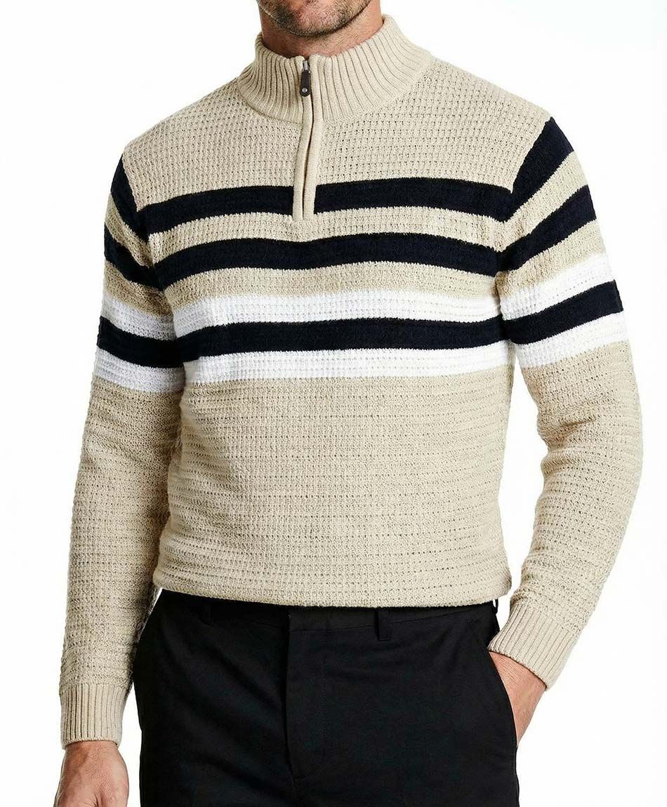 Sweater hombre l&iacute;neas horizontales