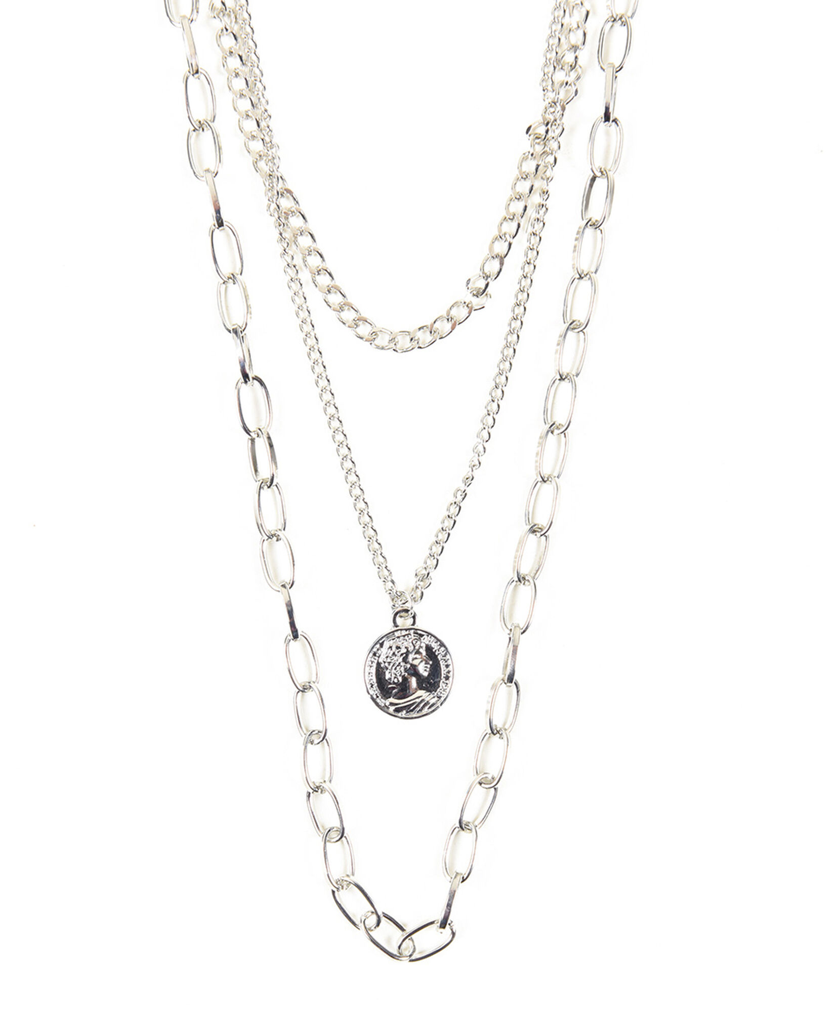 Collar mujer triple silver Collar mujer triple silver
