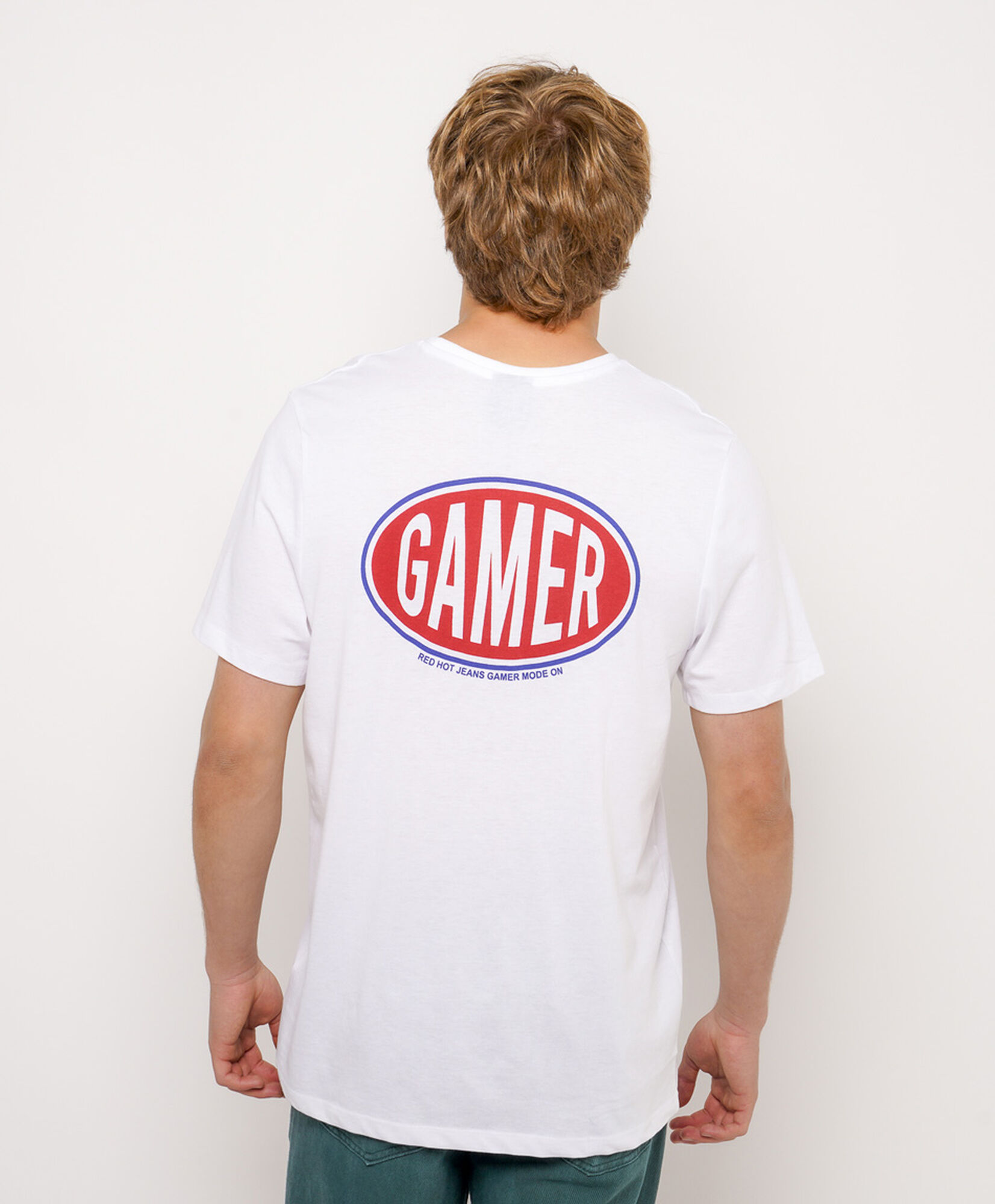 Polera hombre doble estampado gamer Polera hombre doble estampado gamer