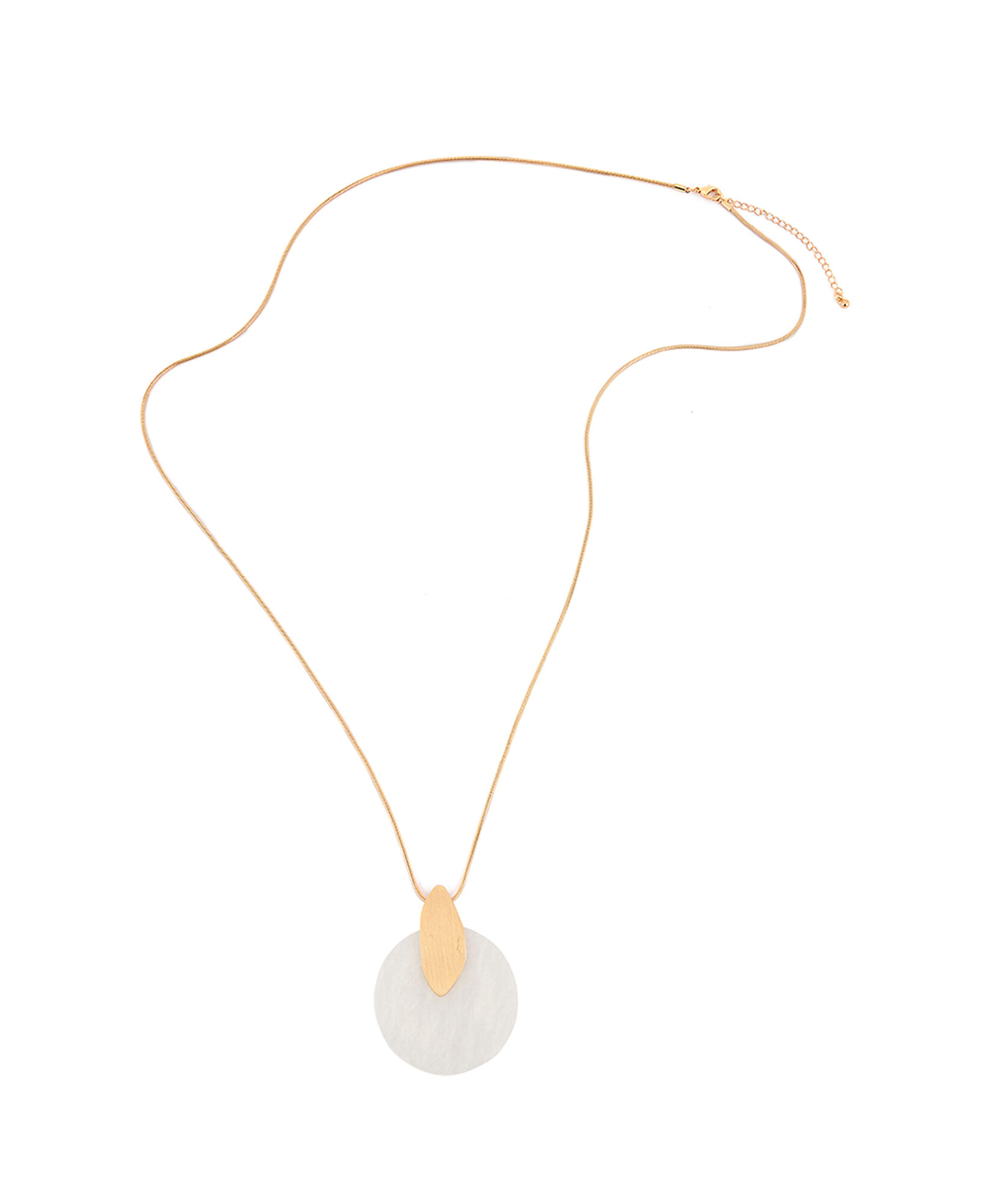 Collar mujer círculo blanco Collar mujer círculo blanco