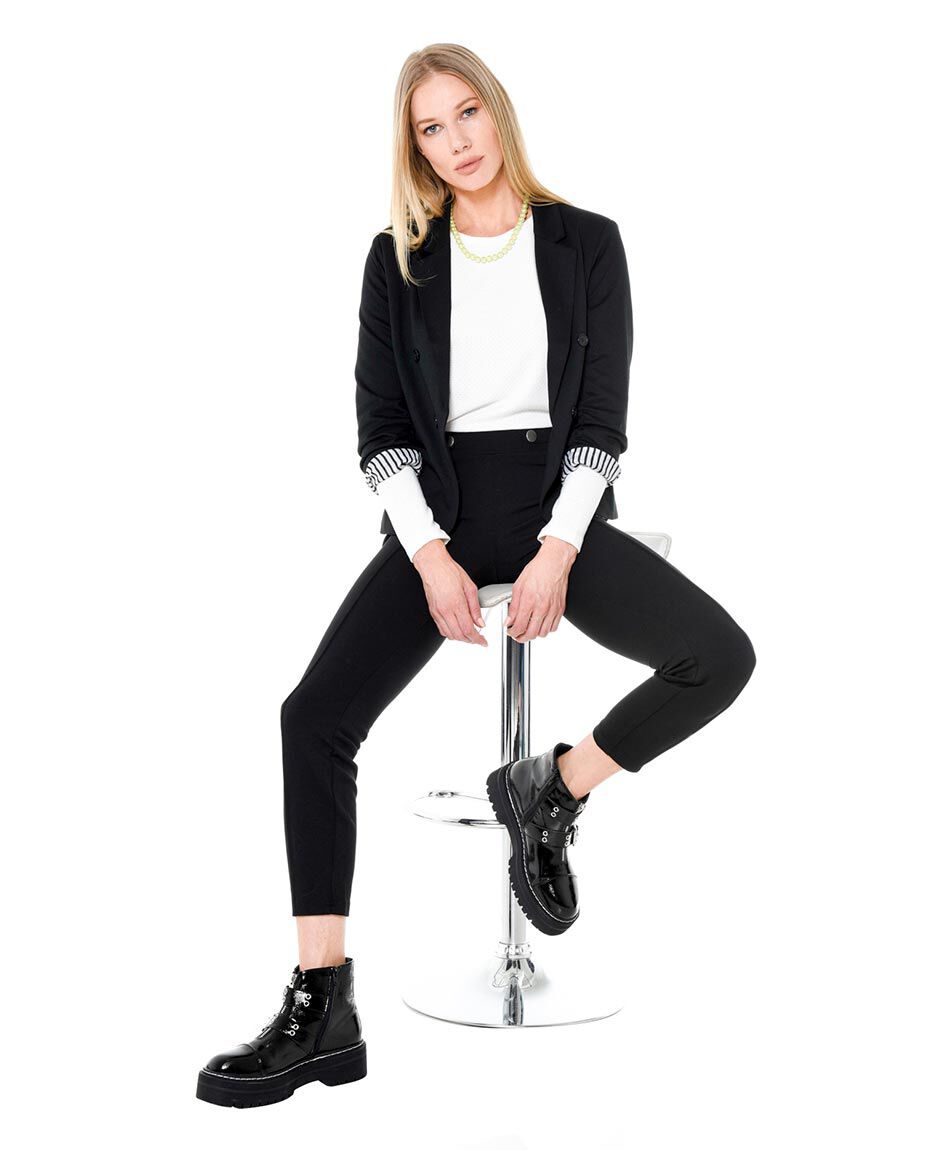 Botin militar hebillas