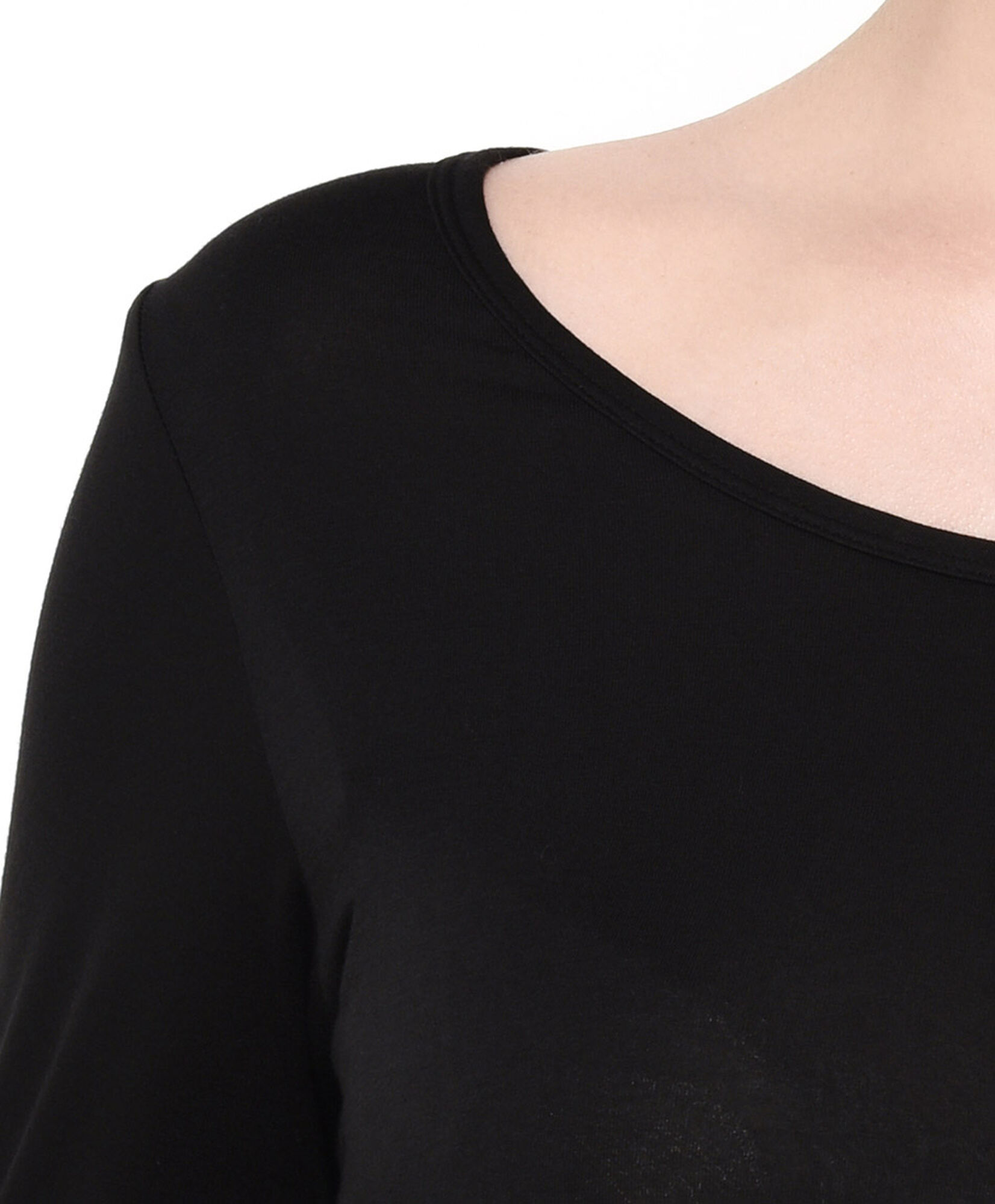 Camiseta mujer negra lisa Camiseta mujer negra lisa