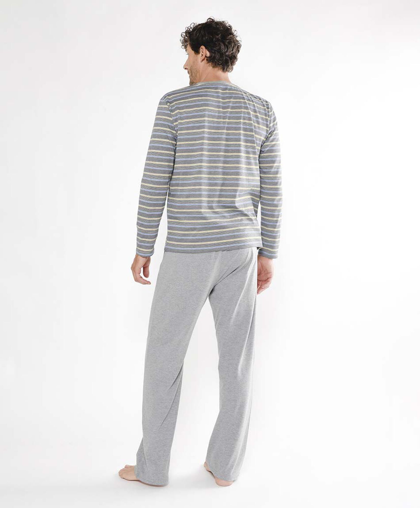 Pijama hombre líneas 2 piezas Pijama hombre líneas 2 piezas