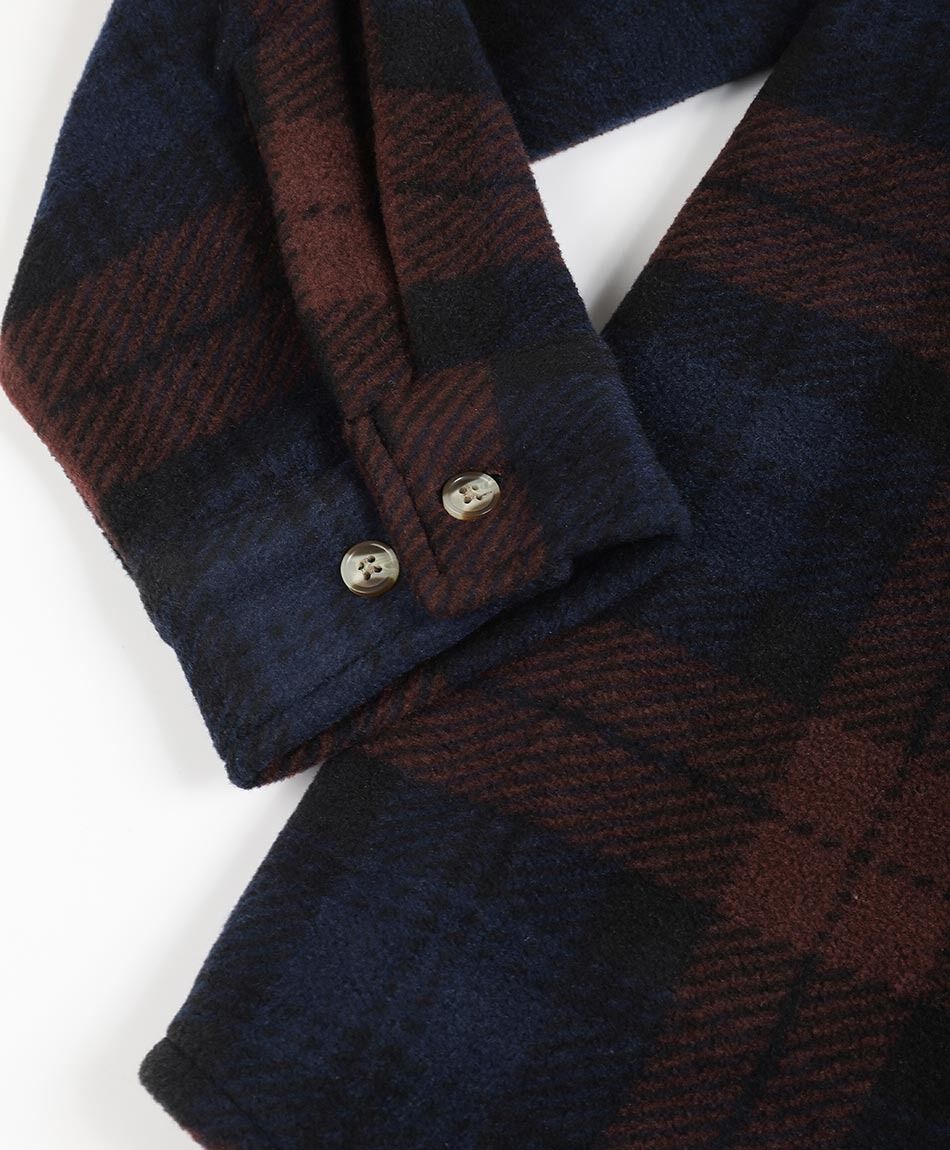 Chaqueta hombre franela escoc&eacute;s