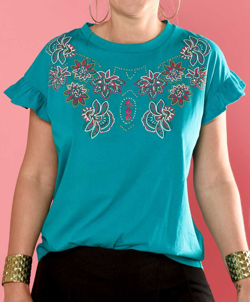 Polera estampada
