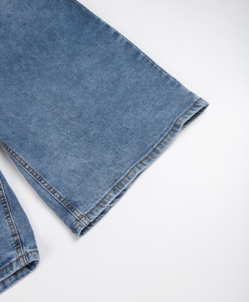 Bermuda hombre denim loose azul