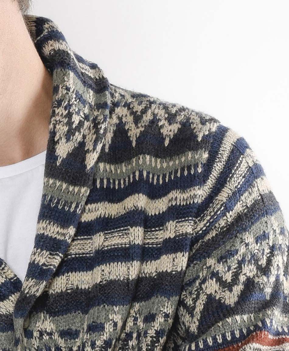 Sweater hombre zig zag