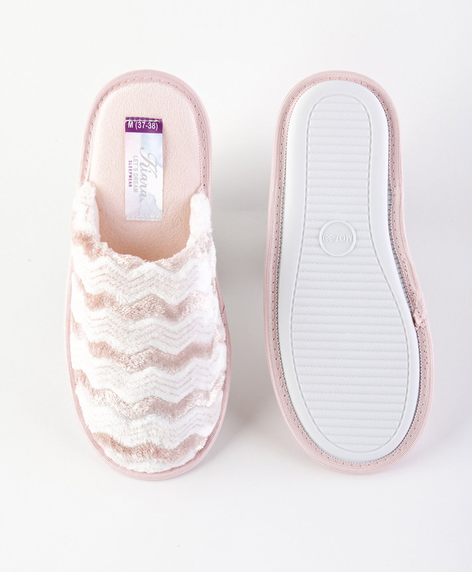 Pantufla mujer zigzag bicolor Pantufla mujer zigzag bicolor