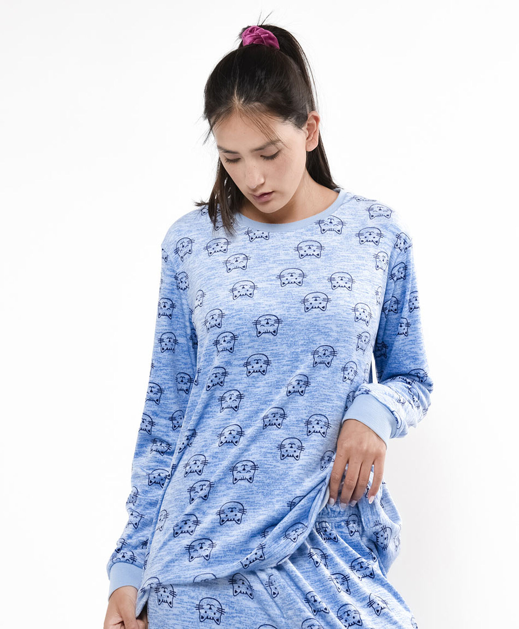 Pijama mujer micropolar gatitos Pijama mujer micropolar gatitos